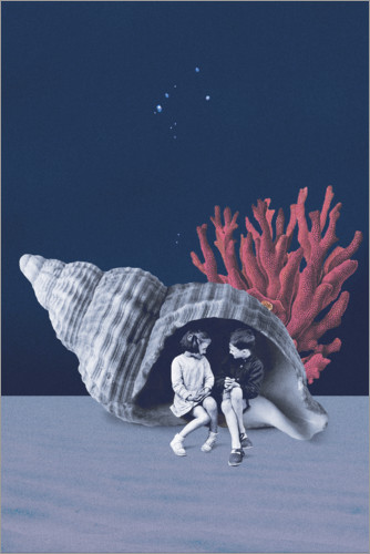 Poster Écouter l'océan