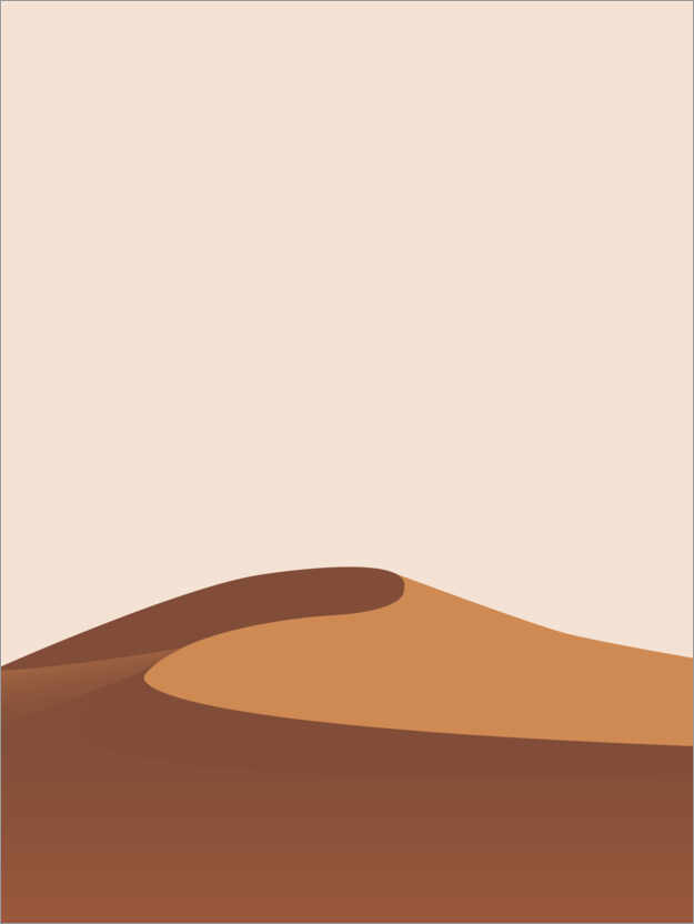Poster Dune du désert