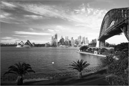 Tableau en aluminium  Vue sur le point de repère de Sydney - David Wall