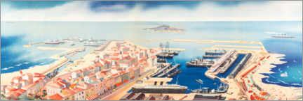 Poster Panorama de la côte