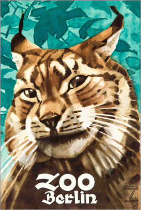 Poster  Zoo de Berlin - Ludwig Hohlwein