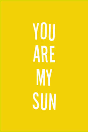 Poster You are my sun