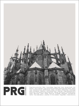 Poster Attractions à Prague II
