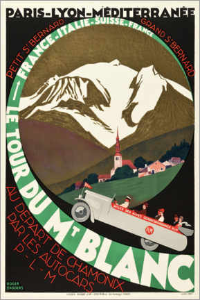 Poster Le Tour du Mont Blanc
