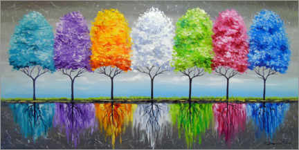 Poster Chaque arbre a sa propre couleur