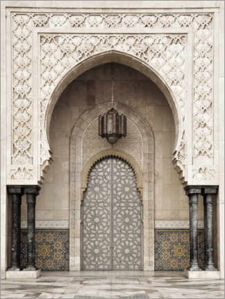 Poster Détail d’une mosquée au Maroc