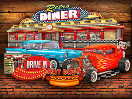 Poster Retro Diner
