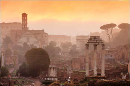 Poster Forum Romain au lever du soleil