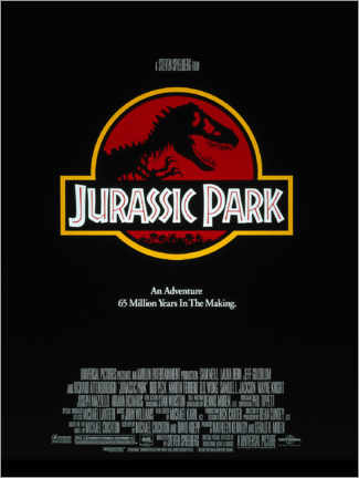 Tableau en plexi-alu  Jurassic Park