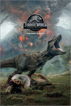 Tableau en plexi-alu  Jurassic World : The park is gone