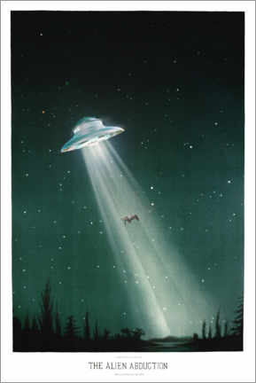 Poster  Enlèvement extraterrestre - Jonas Loose