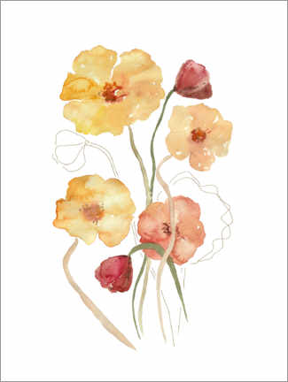 Poster Bouquet de fleurs d'oranger