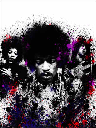 Poster  Jimi Hendrix - Bekim Mehovic