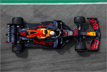 Tableau en bois  Red Bull Racing Honda Formule 1 2021
