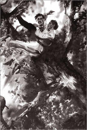 Poster  Tarzan and Jane by Zdenek Burian II
