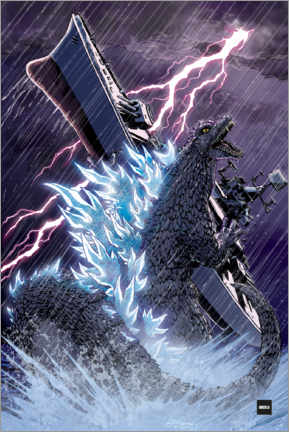 Poster  Godzilla Vs Battleship