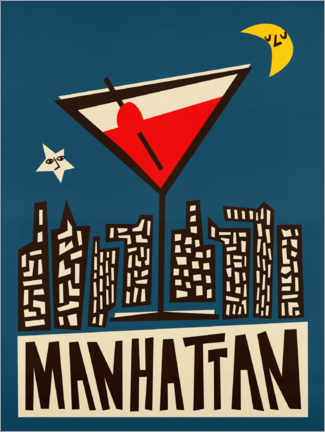Poster  Manhattan - Fox &amp; Velvet