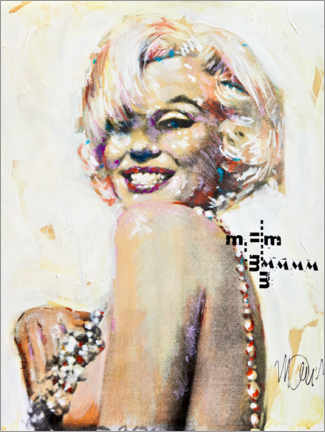 Poster Marilyn Monroe - Diamonds
