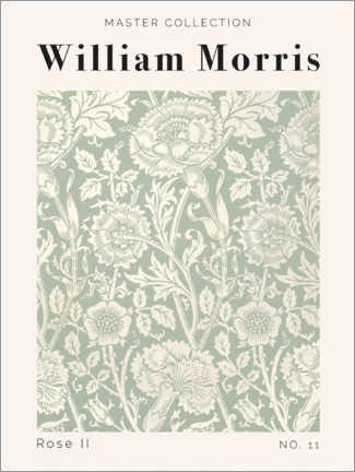 Tableau en PVC  Rose II No. 11 - William Morris