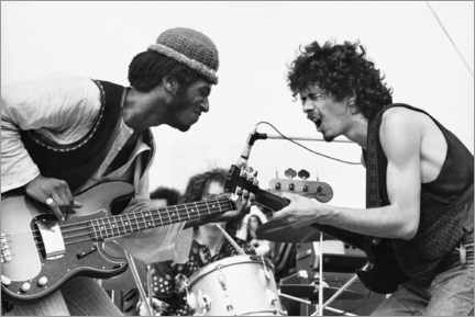 Poster Santana at Woodstock