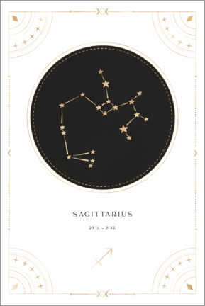 Poster  Zodiac sign Sagittarius / Sagittarius - Ohkimiko