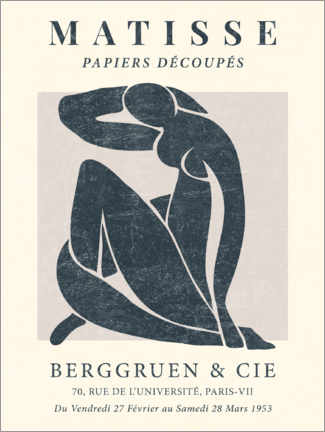 Tableau en bois  Henri Matisse Berggruen &amp; CIE II - TAlex