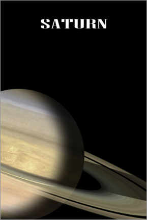Poster Saturn Planet