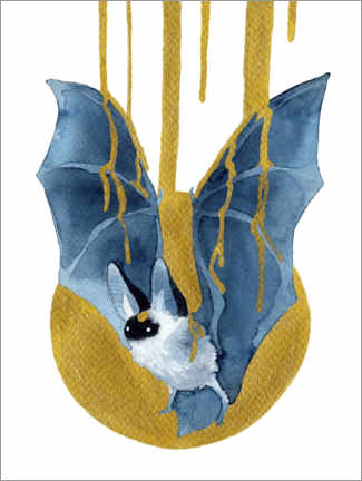Poster  Golden Bat - Déborah Maradan