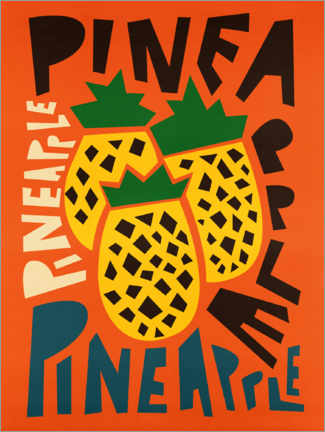 Poster  Pineapple - Fox &amp; Velvet