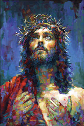 Poster  Jesus Christ I - Leon Devenice