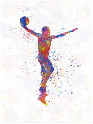 Poster Basketball player XI