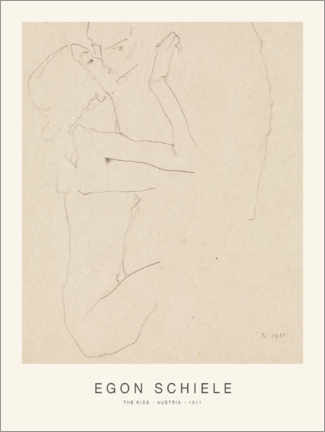 Poster  The Kiss - Egon Schiele