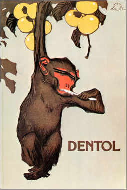 Tableau en plexi-alu  Dentifrice Dentol - Aleardo Terzi