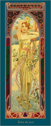 Tableau sur toile  Éclat du jour, Midi - Alfons Mucha