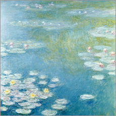 Tableau en plexi-alu  Nymphéas à Giverny - Claude Monet