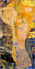 Sticker mural  Serpents d'eau I - Gustav Klimt