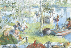 Sticker mural  Ouverture de la saison de la pêche au crabe - Carl Larsson