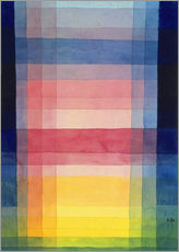 Tableau en plexi-alu  L'architecture de la plaine - Paul Klee
