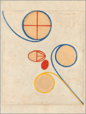 Poster  L'étoile à sept branches, groupe V, n° 2 - Hilma af Klint