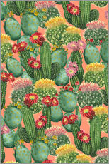 Tableau en plexi-alu  Champ de cactus