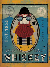 Sticker mural  Old Salt Whiskey - Ryan Fowler