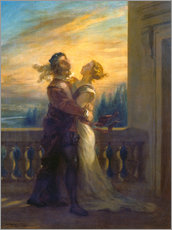 Sticker mural  Roméo et Juliette - Eugene Delacroix