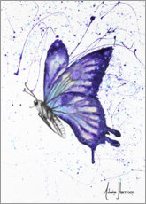 Poster Papillon lavande