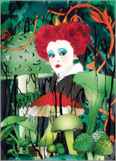 Poster  Reine Rouge, Alice au pays des merveilles - Ella Tjader