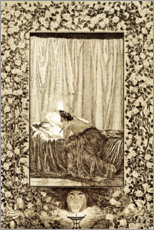 Poster Psyché à la lampe, feuille 19 de « Cupidon et Psyché »