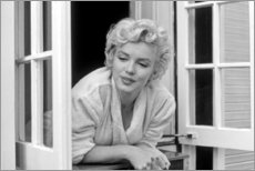 Poster Marilyn Monroe à la fenêtre