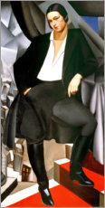 Tableau sur toile  Portrait de la Duchesse de la Salle, 1925 - Tamara de Lempicka
