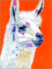 Poster  Lama pop art - Victoria Borges