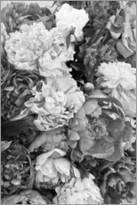 Tableau en aluminium  Pivoines en fleurs - Studio Nahili