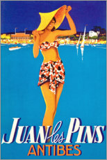 Poster Juan les Pins, Antibes